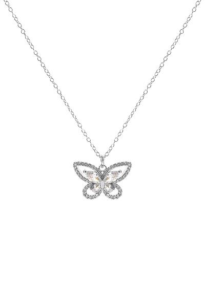 CZ MARQUISE BUTTERFLY NECKLACE