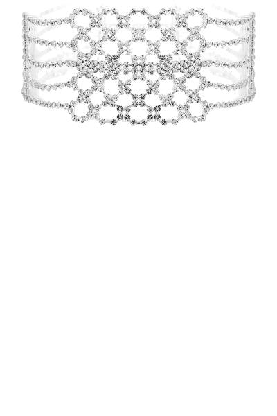Rhinestone Net Center Choker