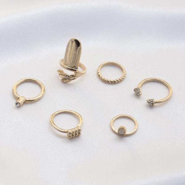 SODAJO Metal Assorted Ring Set