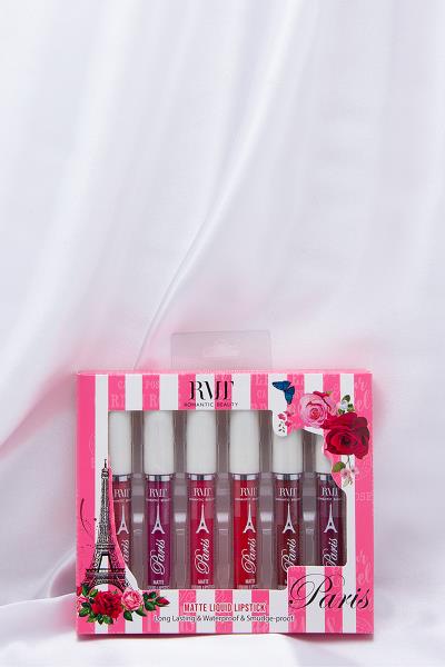 MATTE LIQUID LIPSTICK PARIS SET