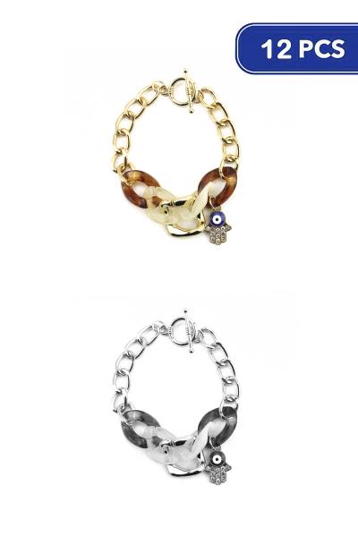Chain Hamsa Bracelet