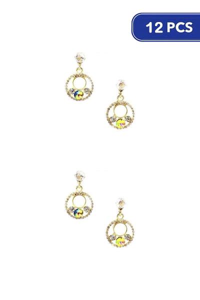 Rhinestone Dangle Earring (12 Units)