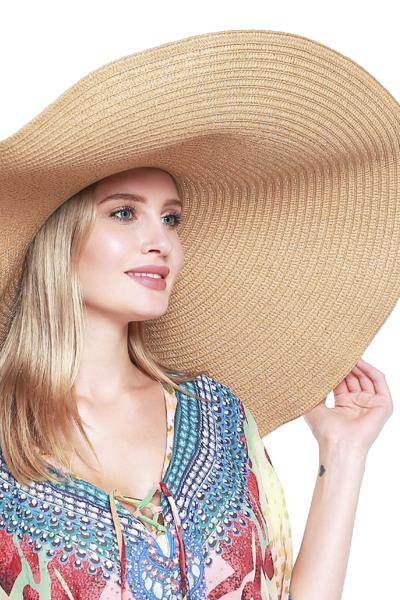 FASHION WIDE BRIM STRAW FLOPPY SUN HAT