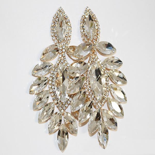 Marquise Rhinestone Dangle Earring