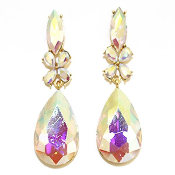 Teardrop Rhinestone Dangle Earring