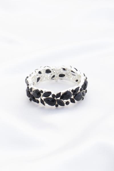 Teardrop Pattern Rhinestone Bracelet
