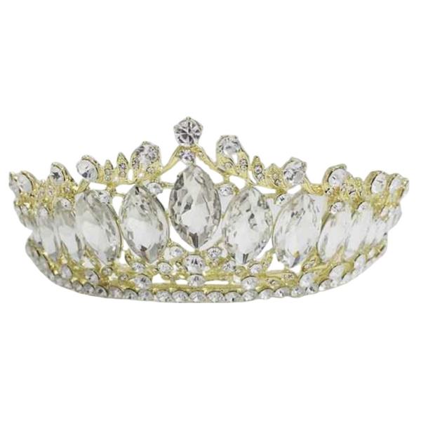 MARQUISE RHINESTONE TIARA