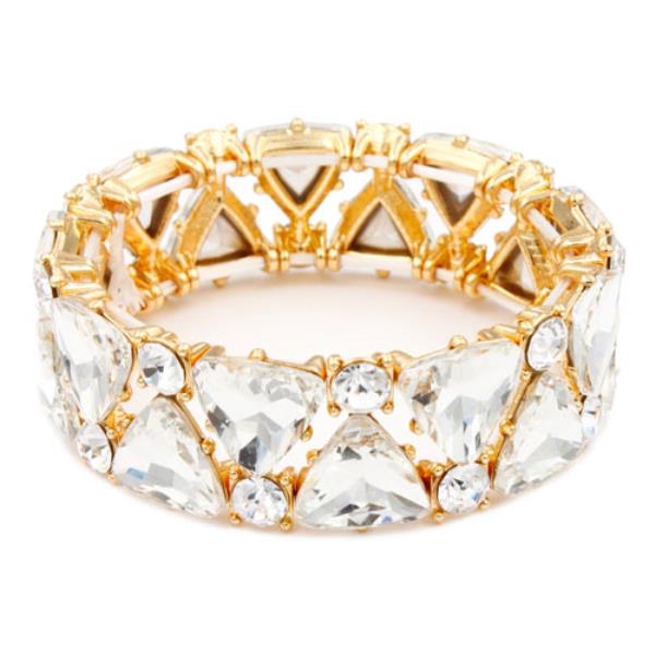 Crystal Stone Stretch Bracelet