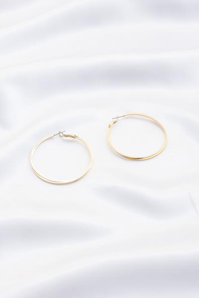 SODAJO TWIST DOUBLE HOOP EARRING