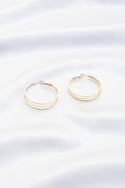 SODAJO TRIPLE HOOP EARRING
