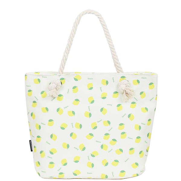 LEMON PRINT TOTE BAG