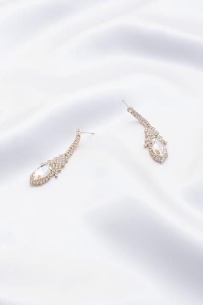 Marquise Rhinestone Dangle Earring