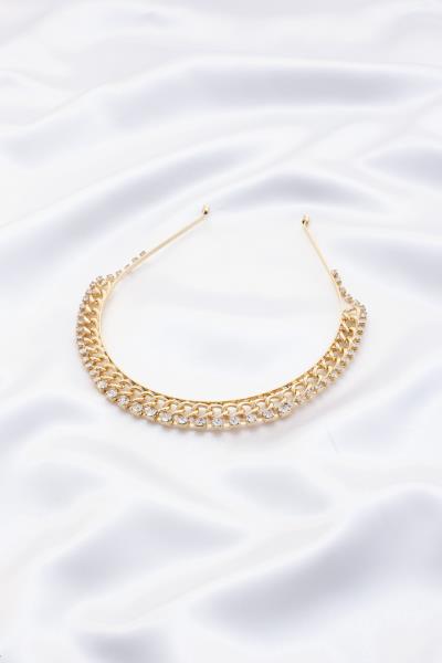 Rhinestone Chain Metal Headband