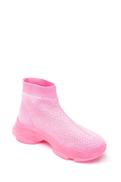 FASHION STUDDED SOCK RUNNING BOOTIE 12 PAIRS