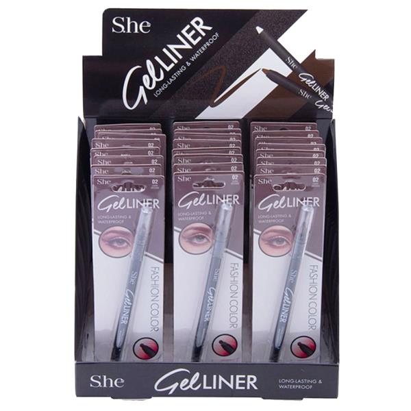 GEL LINER LONG LASTING AND WATERPROOF (24 UNITS)