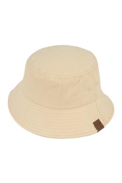 SOLID COTTON BUCKET HAT