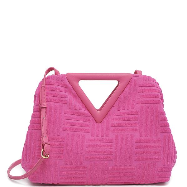 Smooth Pattern Design Triangular Handle Crossbody