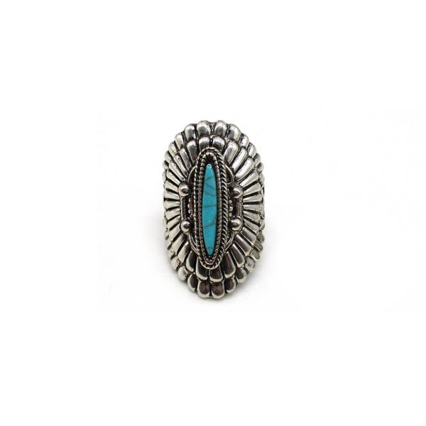 Oval Metal Ring