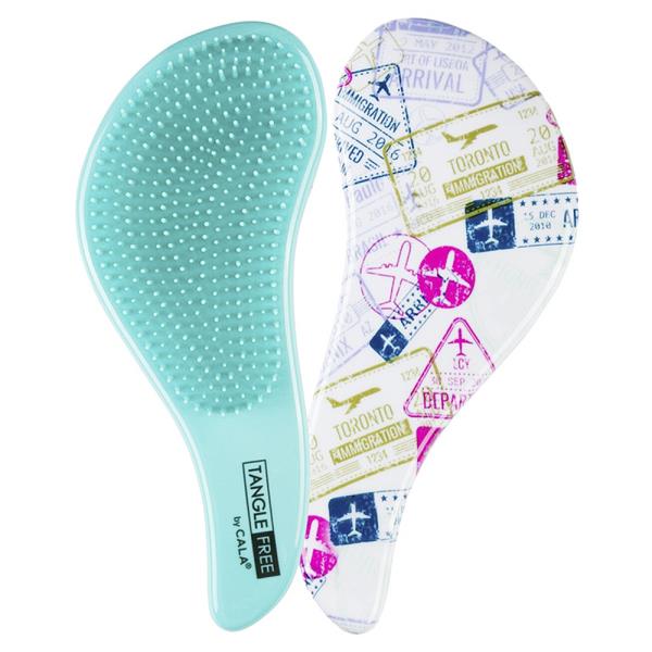TANGLE FREE HAIR BRUSH - WORLD TRAVELER