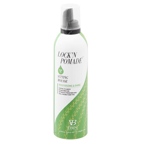 LOCK N POMADE SETTING MOUSSE - MOISTURIZING AND SHINE