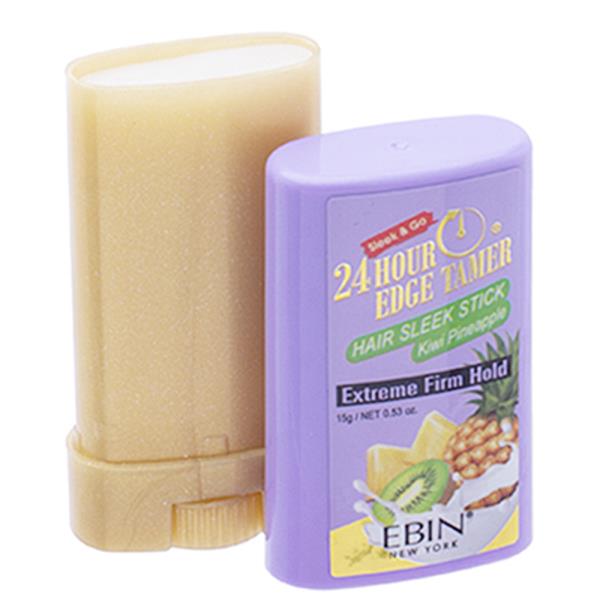 24 HOUR EDGE TAMER EXTREME FIRM HOLD HAIR SLEEK STICK KIWI PINEAPPLE