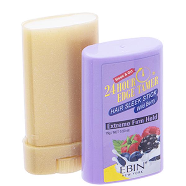 24 HOUR EDGE TAMER EXTREME FIRM HOLD HAIR SLEEK STICK WILD BERRY