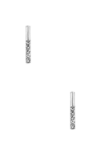 Metal Rhinestone Stud Earring