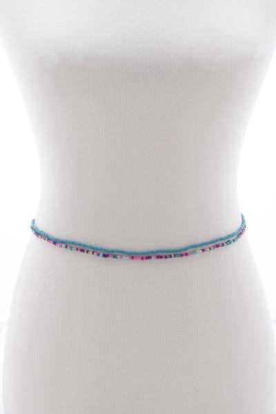 Colorful Seed Bead Waist Belt