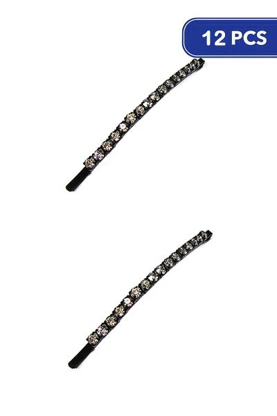 Rhinestone Hair Pin (12 Units)