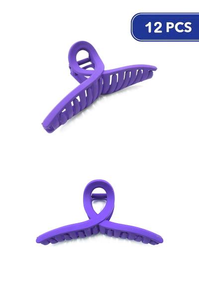 Purple Knot Hair Claw (12 Units)
