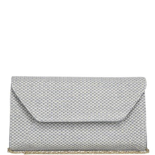 Smooth All Over Woven Dakota Clutch