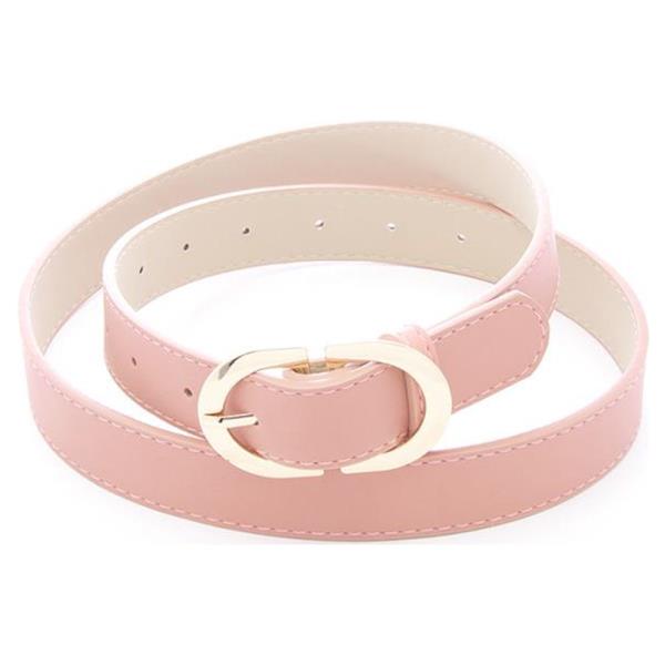 METAL OVAL DESIGN BUCKLE BELT