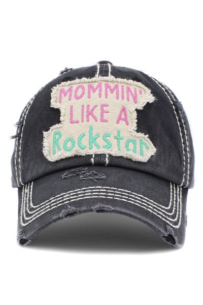 Mommin` Like a Rockstar Vintage Ballcap
