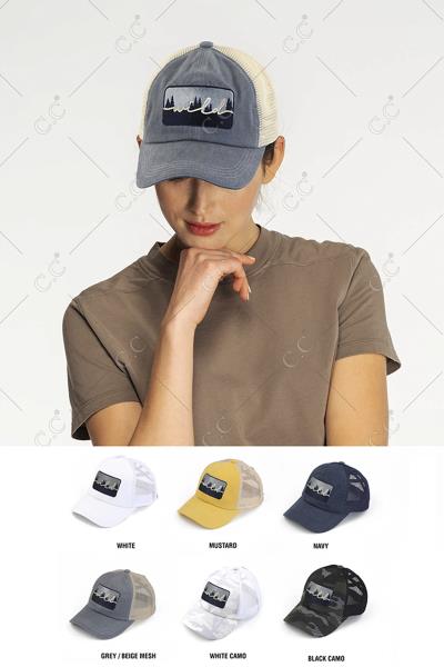 WILD PATCH CRISS-CROSS PONY CAP