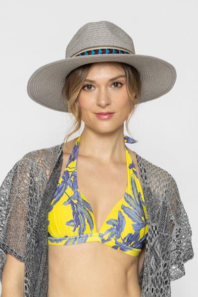 MULTI COLOR AZTEC BAND PANAMA HAT