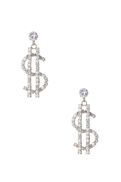 Dollar Dangle Earring