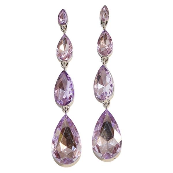 Teardrop Crystal Dangle Earring