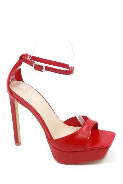 CHIC ANKLE BUCKLE SLIP POINTY HEEL