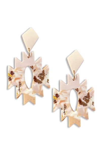Rodeo Western Aztec Shape Dangle Earring