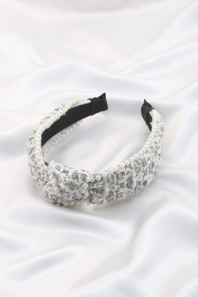 CROCHET PATTERN PEARL HEADBAND