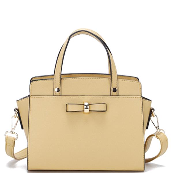 Plain Design Satchel Bag