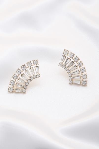 Crystal Metal Earring
