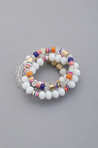 Heishi Beaded Bracelet Set