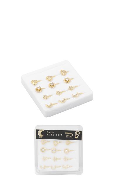 NOSE CUFF FAKE NO PIERCING CLIP 12 PC