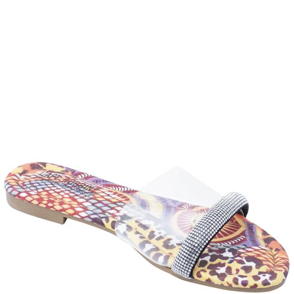 CLEAR UPPER SLIDE WITH LIME STONE 18 PAIRS