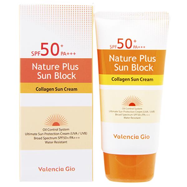 SPF 50+ PA+++ NATURE PLUS SUN BLOCK COLLAGEN SUN CREAM SUN BLOCK