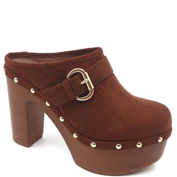 Buckle Stud Design Cut Slip Heel (12 Pairs)