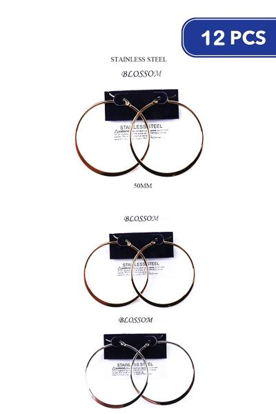 50mm Hoop Earring (12 Units)