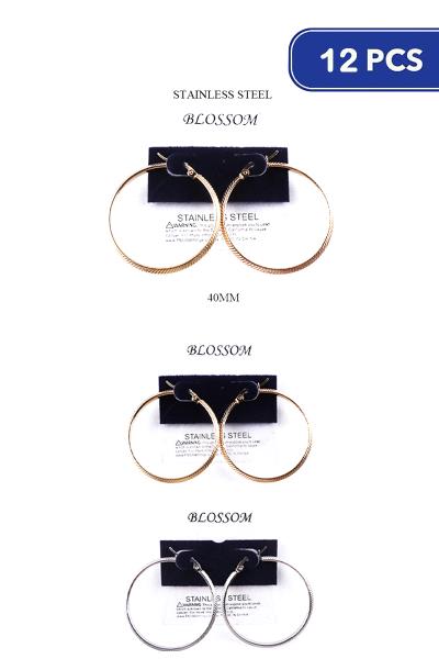 40mm Hoop Earring (12 Units)