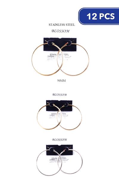 50mm Hoop Earring (12 Units)